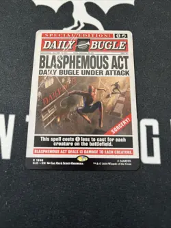 Secret Lair Blasphemous Act x1 Magic Cards MTG Spider-Man - Image 1