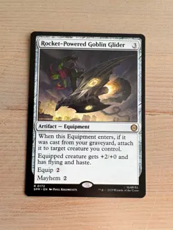 Rocket-Powered Goblin Glider - 172 - MTG: Marvel’s Spider-Man - Rare - Regular - Image 1
