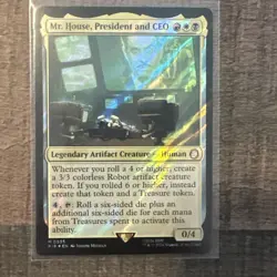 1x Mr. House, President and CEO, Surge Foil 0535, Fallout, Magic MTG NM - Image 1
