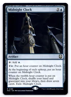 Midnight Clock NM Commander: Modern Horizons 3 0189 MTG Regular - Image 1