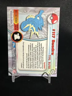 Pokemon Topps Trading Cards Series 2 TV Animation Edition #117 Seadra - Image 3