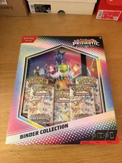 Pokemon Prismatic Evolutions Binder Collection Box - New & Sealed - Image 1