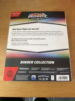 Pokemon Prismatic Evolutions Binder Collection Box - New & Sealed - Image 3