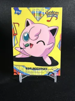 Topps Series 1 Jigglypuff #39 Sticker 6/10 Puzzle NM/Near Mint Pokemon 2000 - Image 2