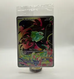 Bulbasaur Illustration Rare 133/132 Mega Evolution Sealed Stamped Pokemon TCG - Image 1