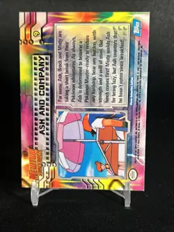 1999 Topps Pokemon Movie Animation Edition 1st Print/Blue Ash And Company #9 - Image 3