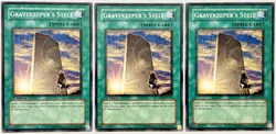 3 x ABPF-EN056 Gravekeeper's Stele - Common Mixed Edition Lightly Played YuGiOh - Image 1