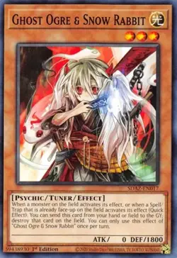 Ghost Ogre & Snow Rabbit - 1st Edition Structure Deck: Albaz Strike LP YuGiOh - Image 1