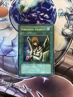 (58) YUGIOH - GRACEFUL CHARITY - HOBBY LEAGUE 4 - ULTRA PARALLEL - HL04-EN004 LP - Image 1