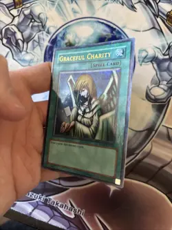 (58) YUGIOH - GRACEFUL CHARITY - HOBBY LEAGUE 4 - ULTRA PARALLEL - HL04-EN004 LP - Image 2