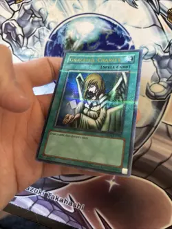 (58) YUGIOH - GRACEFUL CHARITY - HOBBY LEAGUE 4 - ULTRA PARALLEL - HL04-EN004 LP - Image 4