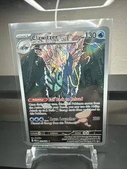 Pokemon TCG Clawitzer 141/132 2025 Mega Evolution Illustration Rare Card - NM - Image 1