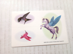 Bella Sara Royalty Hummingbird Sticker #8/10 Horse Card - Image 1
