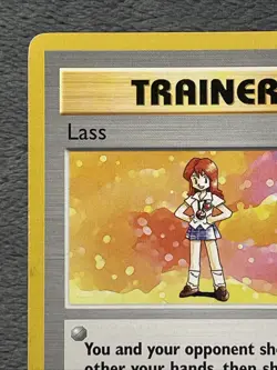 Lass 75/102 Vintage Pokemon Card Base Set WOTC 1999 Trainer - Image 2