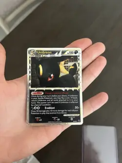 Pokemon TCG Umbreon Prime Holo HS-Undaunted Card 86/90 - Image 1