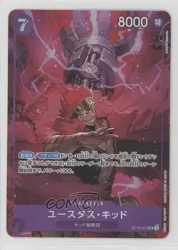 2022-Current One Piece Card Game: Promos Japanese Eustass Kid #ST10-013 - Image 1
