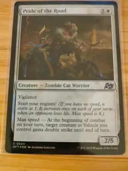 MTG Pride of the Road (FOIL) 0024 Aetherdrift M/NM Free UK P&P - Image 1