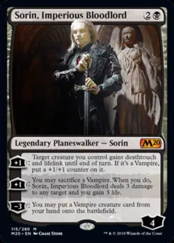 Sorin, Imperious Bloodlord - Near Mint MTG Magic 2020 Core Set - Image 1