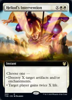Heliod's Intervention (Extended Art) - Near Mint MTG Theros Beyond Death - Image 1