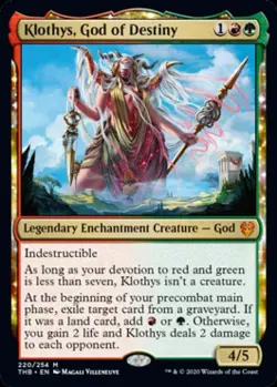 Klothys, God of Destiny - Near Mint MTG Theros Beyond Death - Image 1