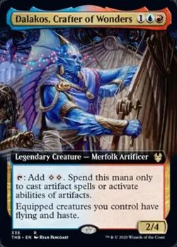 Dalakos, Crafter of Wonders (Extended Art) - Near Mint MTG Theros Beyond Death - Image 1