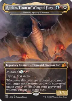 Rodan, Titan of Winged Fury - Near Mint MTG Ikoria: Lair of Behemoths - Image 1