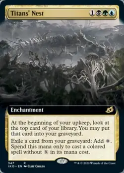 Titans Nest (Extended Art) - Near Mint MTG Ikoria: Lair of Behemoths - Image 1