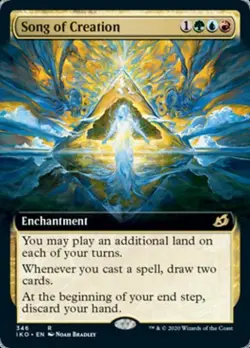 Song Of Creation (Extended Art) - Near Mint MTG Ikoria: Lair of Behemoths - Image 1