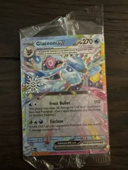 Pokemon TCG Glaceon ex 026/131 Stamped Promo Holiday Calendar '25 Sealed - Image 2