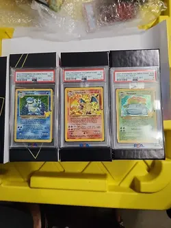 Pokemon Celebrations Big 3 Set Graded PSA 9. Charizard - Blastoise - Venusaur🔥 - Image 1