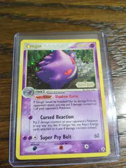 Pokemon Gengar 5/92 Legend Maker Reverse Holo Ultra Rare Stamped ✨ SWIRL✨ - Image 1