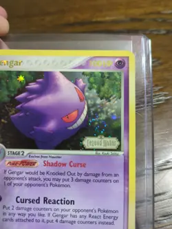 Pokemon Gengar 5/92 Legend Maker Reverse Holo Ultra Rare Stamped ✨ SWIRL✨ - Image 2