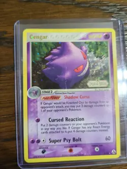 Pokemon Gengar 5/92 Legend Maker Reverse Holo Ultra Rare Stamped ✨ SWIRL✨ - Image 3