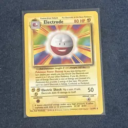 Pokemon TCG Electrode 021/102 Base Set Regular - Image 2