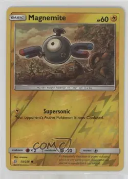 Magnemite Reverse Foil Pokemon Sun & Moon Unified Minds #58 - Image 1
