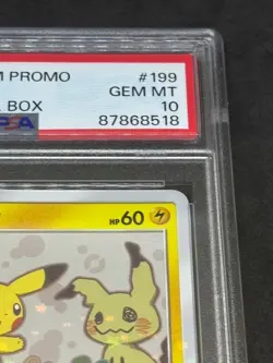 Pikachu Mimikyu Special Box Promo 199/SM-P 2018 Pokemon Card Japanese PSA 10 - Image 4