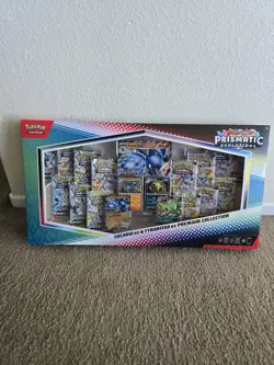 Lucario And Tyranitar Ex Pokemon TCG Prismatic EX Premium Collection Box Set - Image 1