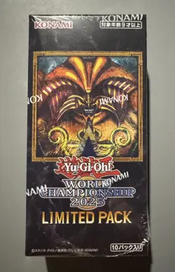 YuGiOh WORLD CHAMPIONSHIP 2025 LIMITED PACK BOX JAPANESE VERSION (10 PACKS) - Image 1
