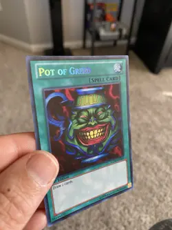 Yugioh - Pot of Greed | LCJW EN061 | Secret Rare | 1st Edition Nm - Image 3