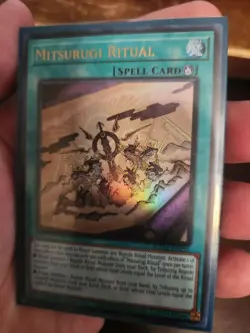Yugioh Mitsurugi Ritual SUDA-EN095 Ultra Rare 1st Ed NM - Image 1