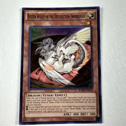 Yugioh Buster Whelp of the Destruction Swordsman BOSH-EN019 Super Rare Unlimited - Image 1