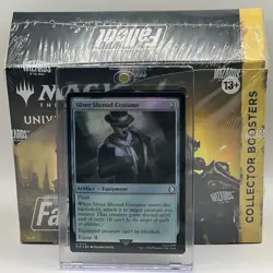 Silver Shroud Costume PIP 142 Foil NM Magic The Gathering Uncommon Card - Image 1