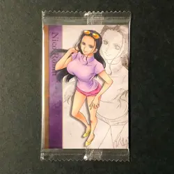 Y737 Nico Robin No.17 Japanese One Piece Our Memories Visual Wafer Card Sealed - Image 1