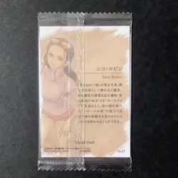 Y737 Nico Robin No.17 Japanese One Piece Our Memories Visual Wafer Card Sealed - Image 2