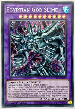 RA01-EN029 Egyptian God Slime - Secret Rare 1st Edition Near Mint YuGiOh Card - Image 1