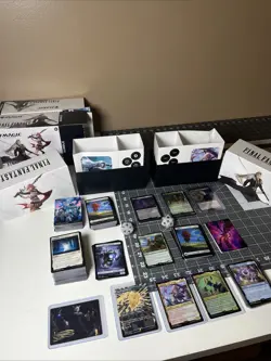 Magic MtG Final Fantasy 300+ Card Mixed Lot Full Art Foil Rares - Image 1