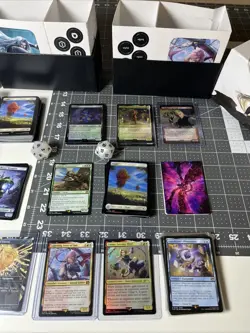 Magic MtG Final Fantasy 300+ Card Mixed Lot Full Art Foil Rares - Image 3