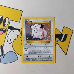 Pokemon Card WOTC Base Set Shadowless Rare Holo: Clefairy 5/102 - Image 2