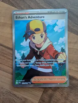 Pokemon TCG Destined Rivals Ethan's Adventure Card 221/192 Pack Fresh - Image 1