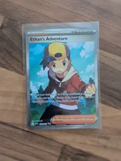 Pokemon TCG Destined Rivals Ethan's Adventure Card 221/192 Pack Fresh - Image 2